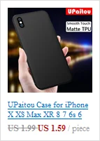 Чехол upaitou для iPhone 11 Pro X XS Max XR 8, 7, 6, 6 S, Plus, 5, 5S SE, устойчивый к появлению отпечатков пальцев чехол мягкий силиконовый Матовый ультратонкий чехол-накладка из ТПУ чехол