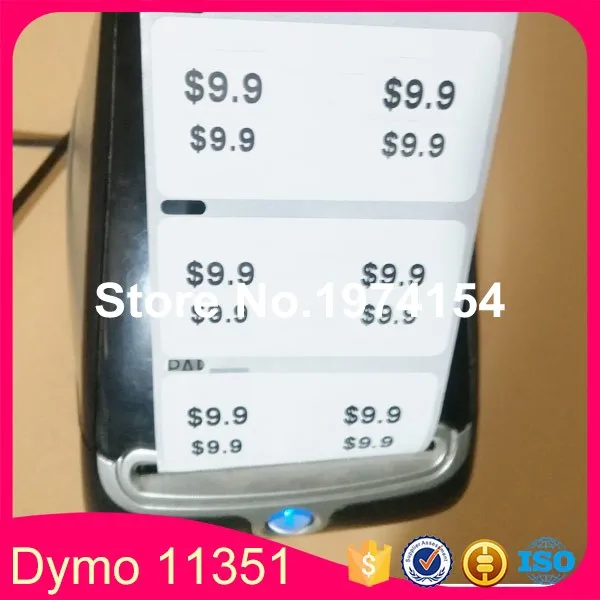 20 x рулонов совместимые с dymo этикетки 11351 ювелирных изделий термобумага 54 мм 11