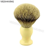 Стиль 1# ручка из смолы бежевый Silvertip кисточка для бритья из барсучьего волоса