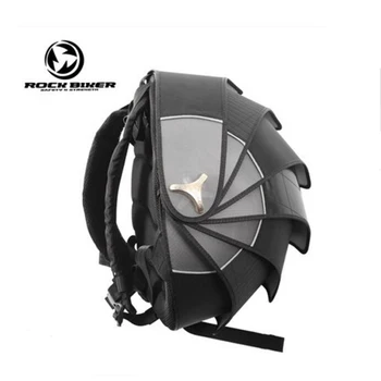 

2018 New ROCK BIKER Motorcycle Backpack Moto Helmet bag Man shoulder riding knights locomotive tailgear Knight Racing knapsack