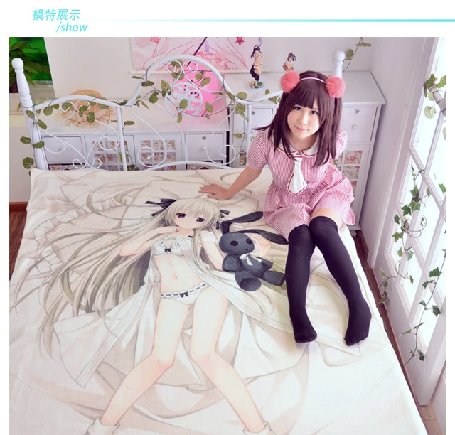 日本のアニメユーリ オンアイスベッドシーツスローブランケット寝具掛け布団コスプレギフトフラットシートcd053 Aliexpress Mobile