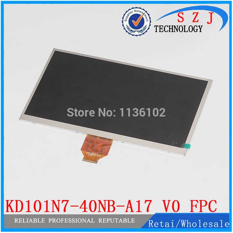 

New 10.1" inch Tablet PC lcd display kd101n7-40nb-a17 V0 FPC 40Pins TFT LCD Screen Matrix Replacement Parts Free Shipping