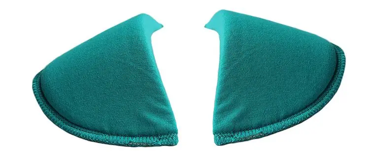 2 пары Мягкая опора для плеча шифрование пены подплечники для блейзера футболка одежда аксессуары для шитья DIY - Цвет: Темно-фиолетовый