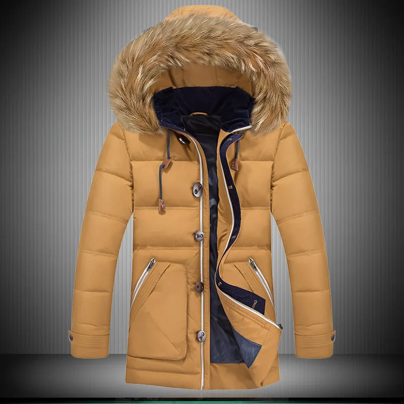 Зимняя брендовая мужская куртка, новинка, Весенняя мужская куртка на белом утином пуху, пальто, Повседневная плотная верхняя одежда для мужчин, плюс размер, 3XL