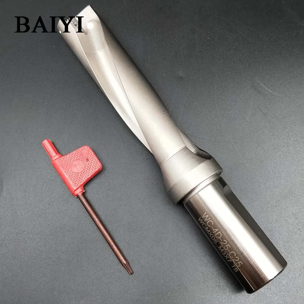 Высокая точность 14 32 мм CNC indexable U drill 4D WC insert сверла для металла диаметр