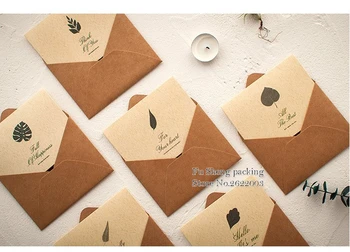 

envelopes and writing-paper,Christmas Greeting cards Thanksgiving Blessing envelope bag Business Message Card Envelope sets 100