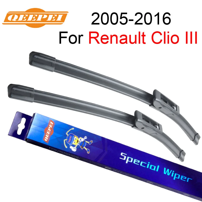 Стеклоочиститель QEEPEI для Renault Clio 3 2005-2013 24 ''+ 16'' автомобильные аксессуары