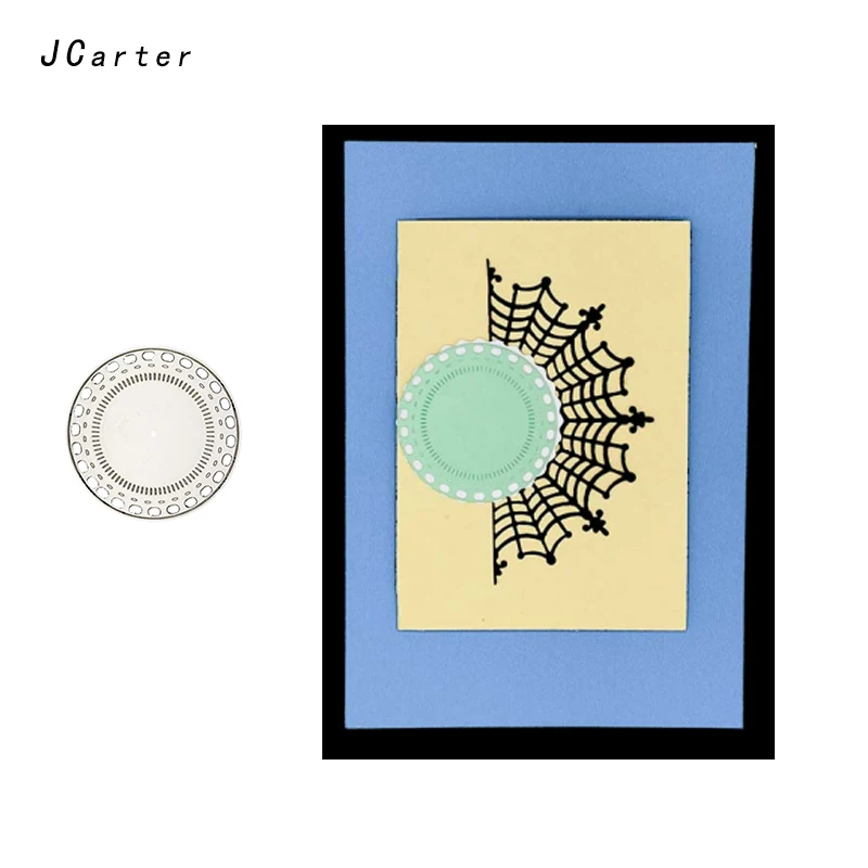 

JC 2019 New Metal Cutting Dies Craft Cut Die Stencil Hollow Circle Dot Shape Scrapbook DIY Handmade Album Paper Cards Decor Dies