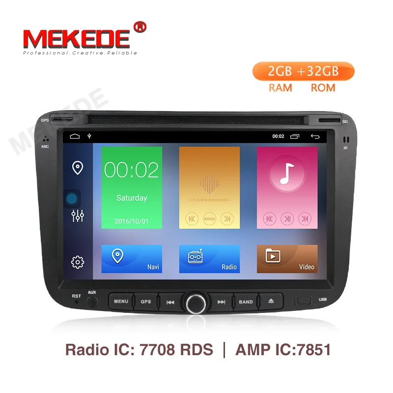 

MEKEDE HD Car Multimedia player Android 9.1 GPS Autoradio 2 Din for GEELY Emgrand EC7 2012 2013 with dvd player radio+16G MAP