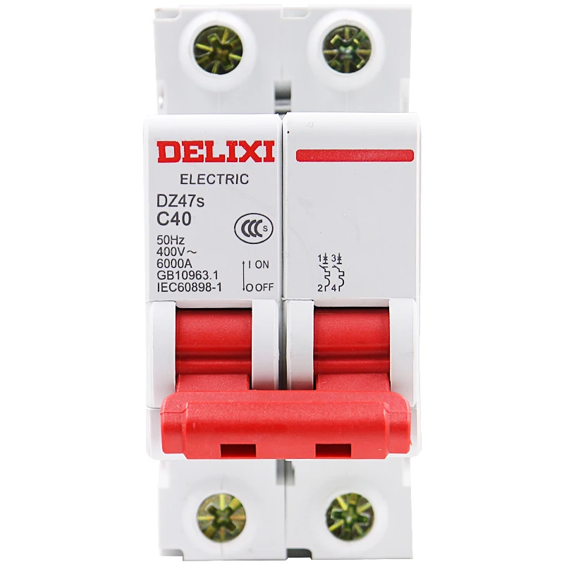 DELIXI 1P 2P 3P 4P 230V 400V 1A 2A 3A 4A 6A 10A 16A 20A 25A 32A 40A 50A 63A 80A 100A 125A вакуумный