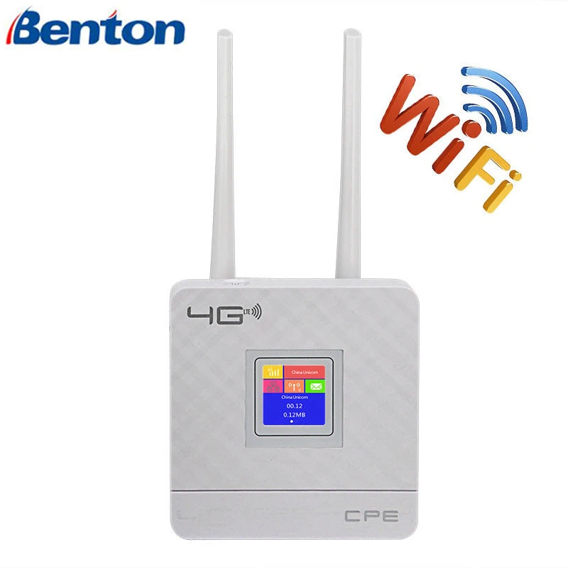 

Wireless CPE 4G Wifi Router Portable Gateway FDD TDD LTE WCDMA GSM Global Unlock External Antennas SIM Card Slot WAN/LAN Port