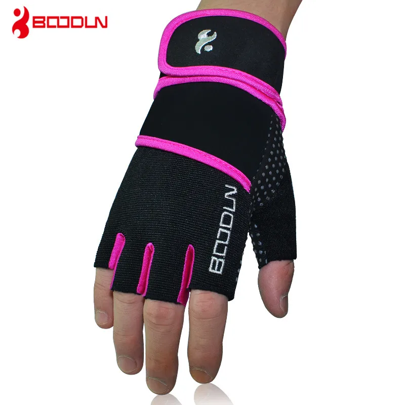  Fitness Gloves Women Gym Crossfit Bodybuilding Workout Wrist Wrap Sports Gloves for horizontal bar 