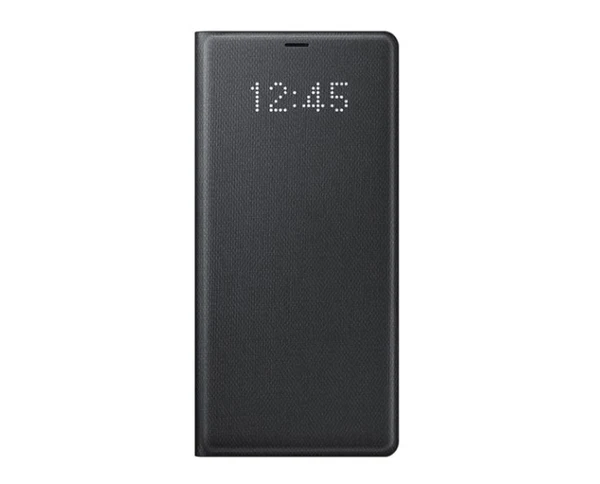 Samsung светодиодный умный чехол для телефона, чехол для samsung Galaxy Note 8 Note8 N9500 N9508 SM-N950F, защитный чехол для телефона - Цвет: Black