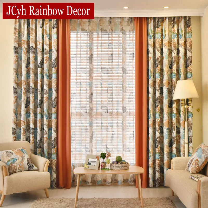 American Country Style Vintage Leaves Curtains For Living Room Shading Cortinas Window Curtains For Bedroom Treatments 85% American Country Style Vintage Leaves Curtains For Living Room Shading Cortinas Window Curtains For Bedroom Treatments 85%