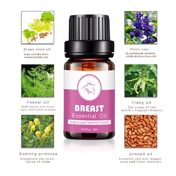 Élargissement du sein Massage de la poitrine huile essentielle poitrine soulever la poitrine élargissement ferme soins du sein recommander