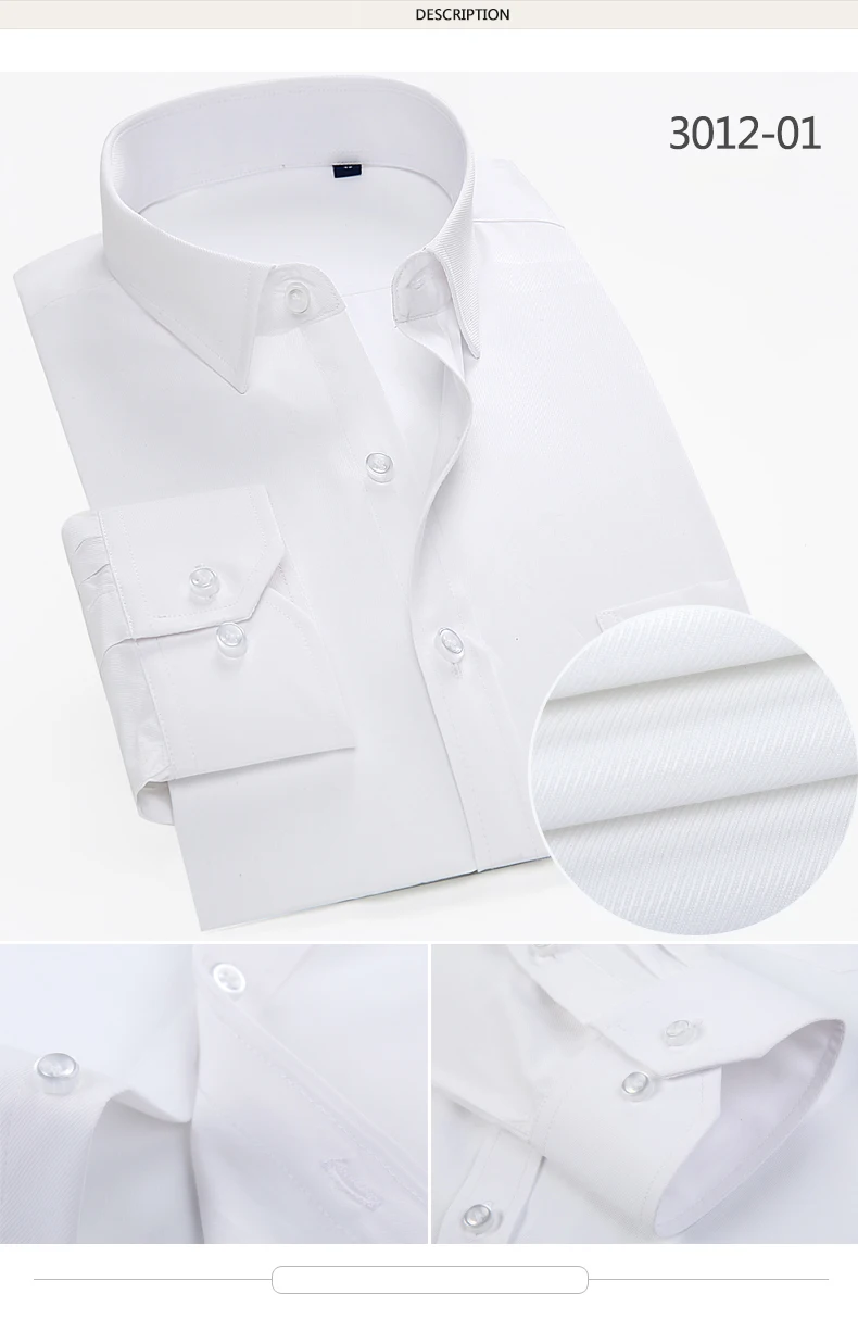 XS-7XL бренд Для мужчин рубашки Для мужчин s Slim Fit Повседневная рубашка саржа сплошной Цвет Формальные социальные белый синий розовый рубашки легкий уход
