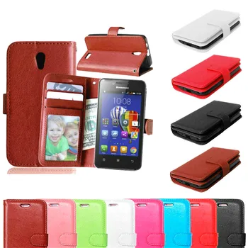 

Phone Bag For Lenovo A319 Wallet PU Leather Funda Flip Case For Lenovo 319 Phone Skin Cover With Card Cash holder - Luxury