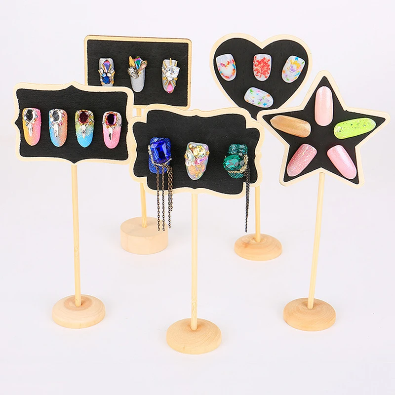 10pcs/lot DIY Nail Art Book Chart Gel Polish Show Blackboard Practical