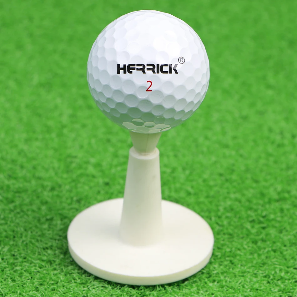 Мяч для гольфа белый прочный 3 шт./лот два слоя высокое качество далеко лучше стабильность гольф-держатель подарок