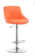 Bright Color Lifting Swivel Bar Chair Rotating Adjustable Height Pub Bar Reception Stool Simple Design 24
