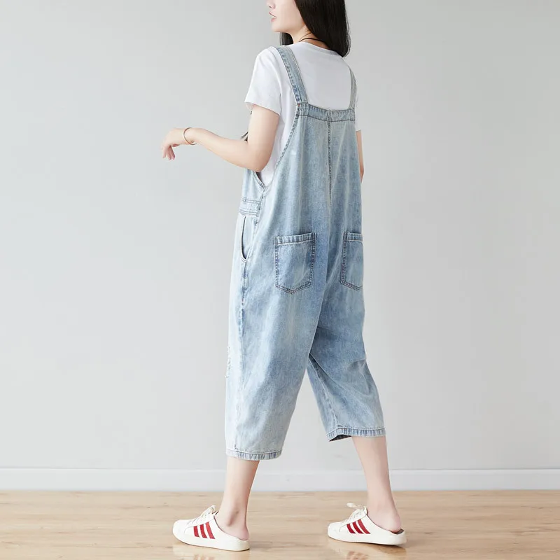plus size cotton overalls