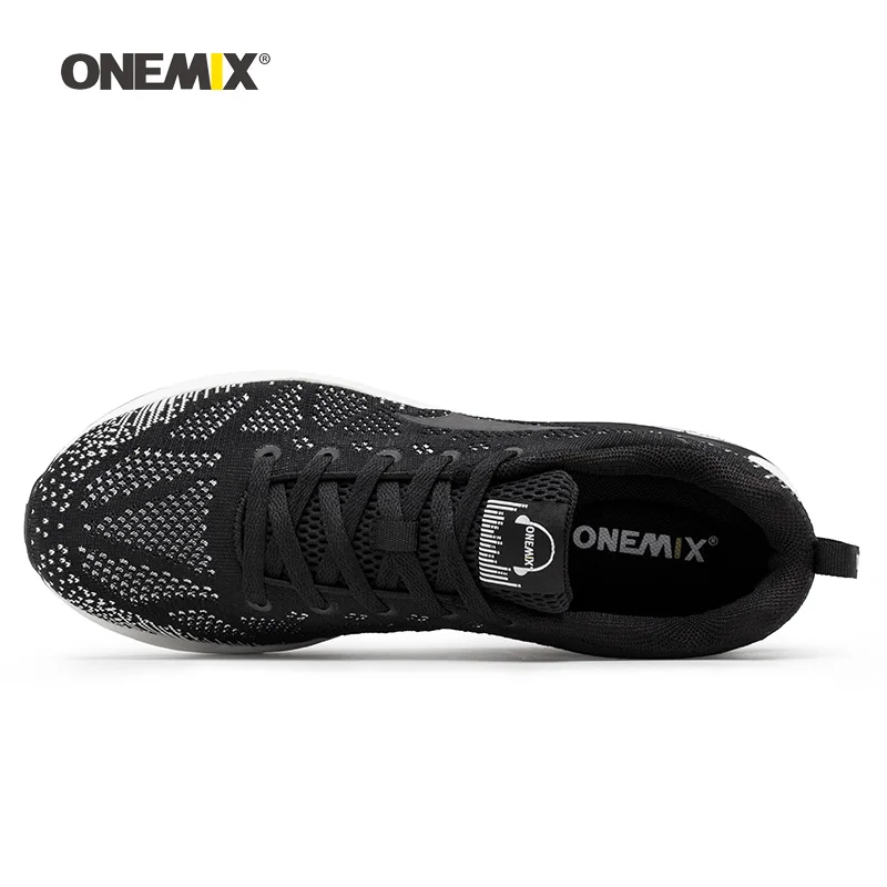 ONEMIX мужская спортивная обувь для мужчин красивые Zapatillas спортивные кроссовки Черный Красный Спортивная воздушная подушка уличные беговые Прогулочные кроссовки