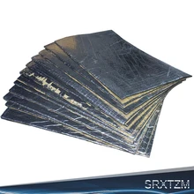 SRXTZM автомобиль грузовик брандмауэр тепла звукоизолирующий изоляции коврики шум изоляционная шерсть звук термальность проверки Pad 5 мм 12 шт. 50*30 см