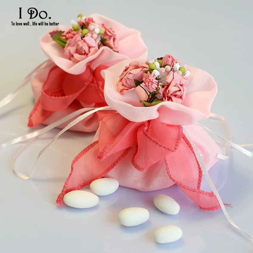 

Free Shipping 10pcs Wedding Favor Pouch Wedding Candy Box Lembrancinhas Casamento Wedding Favors And Gifts Favor Box