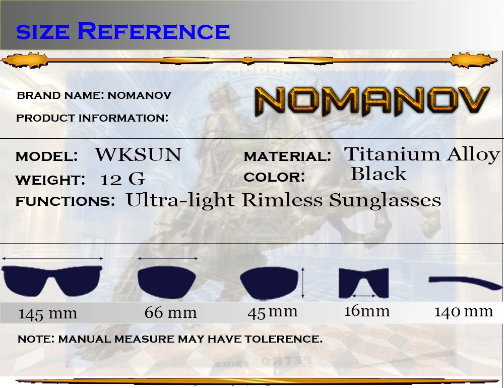 size reference