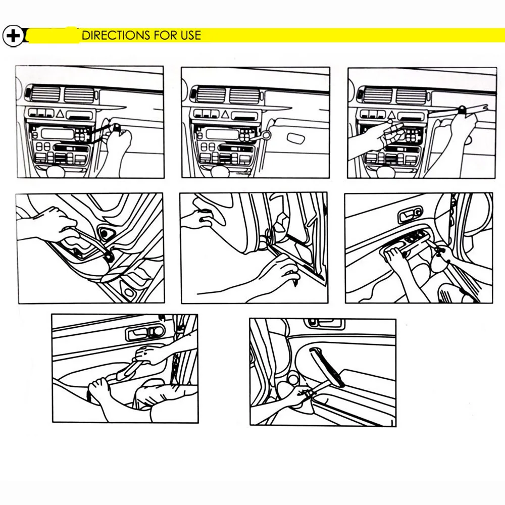 Car Audio Door Removal Tool For Audi A6 C6 C5 Ford Focus 3 2 For Volkswagen VW For Nissan Qashqai car Accessories (6)
