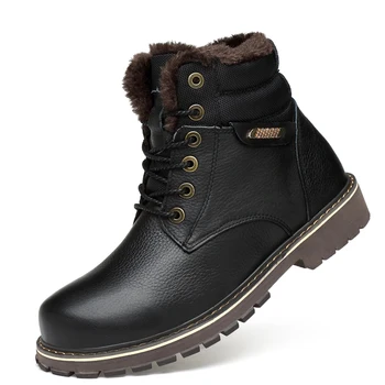 

K-TUO Winter Hiking Shoes Walking Men Climbing Mountain Outdoor Sports Shoes Martin Boots Non-Slip Hiking Sneakers KT-8815-1