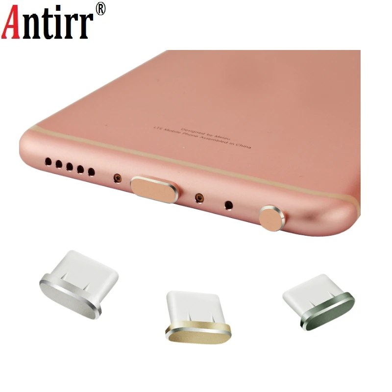 

Aluminium Alloy Type-c Anti Dust plug Type c Mobile phone USB-C Charger Stopple for Xiaomi Mi5 mi6 Huawei P9 P10 LETV HTC Type-c