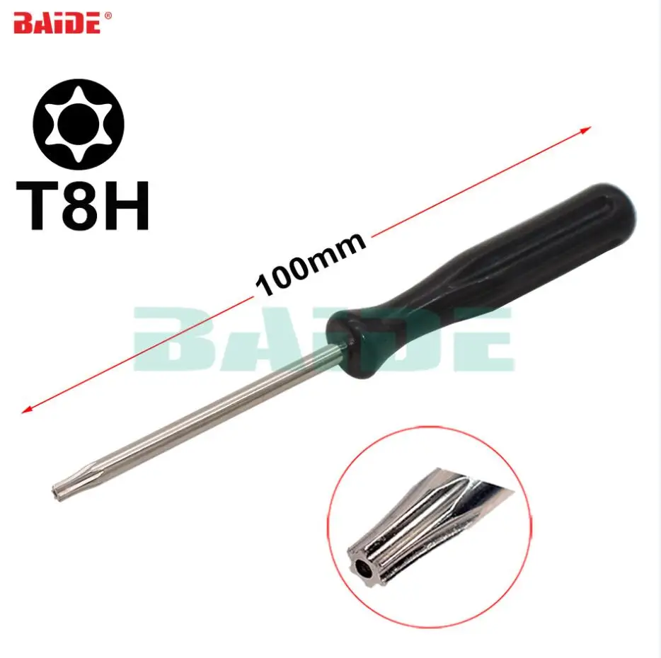 black T8 screwdriver
