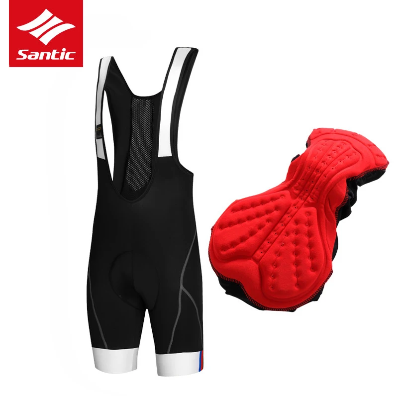 

Santic Men Cycling Shorts Professional Mountain Road Bike Shorts Summer 3D Padded High Elastic Bicycle Shorts Bermuda Ciclismo