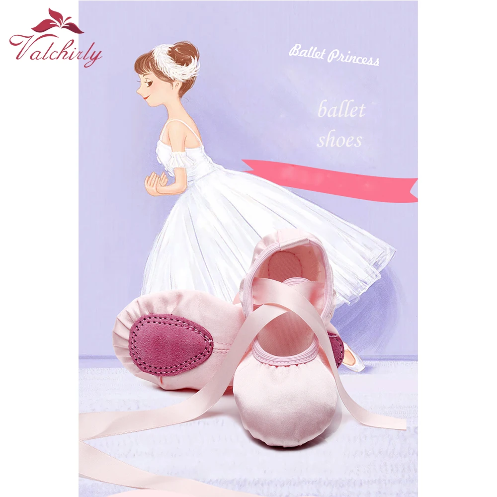 

Girls Pointe Shoes Dance Slippers High Quality Ballerina Practice Shoes For Ballet