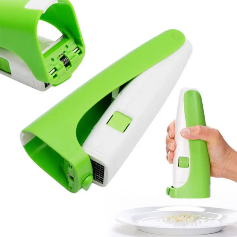 Professional Garlic Cutter Magic Garlic Cube Cutter Squeeze Garlic Cuber Press Chopper Slicer