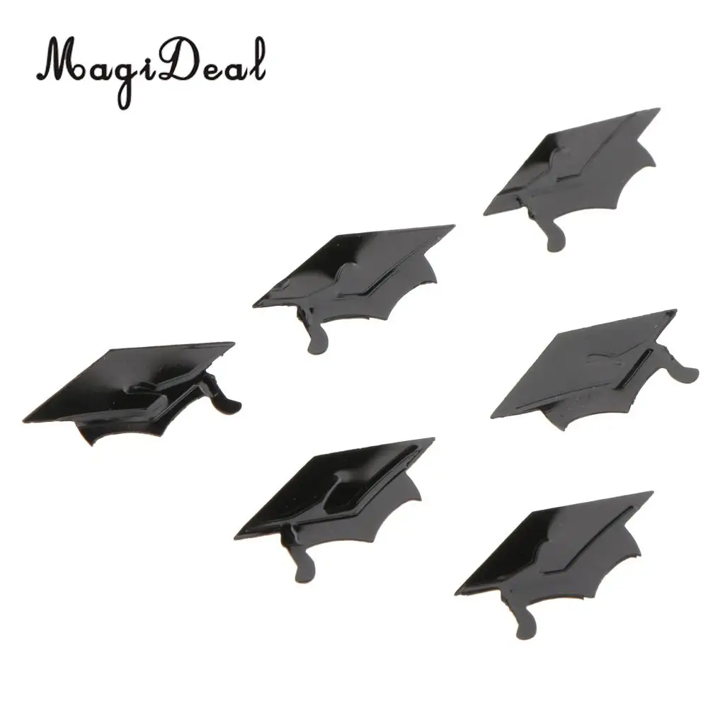 Grad Cap Scatter Table Confetti School Graduation Party Decoration Black