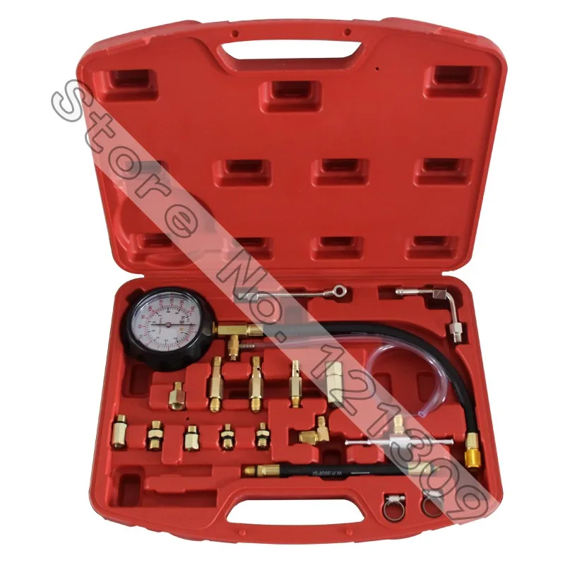 TU 114 Professional Fuel System Testing Gauge Fuel Pressure Tester Set