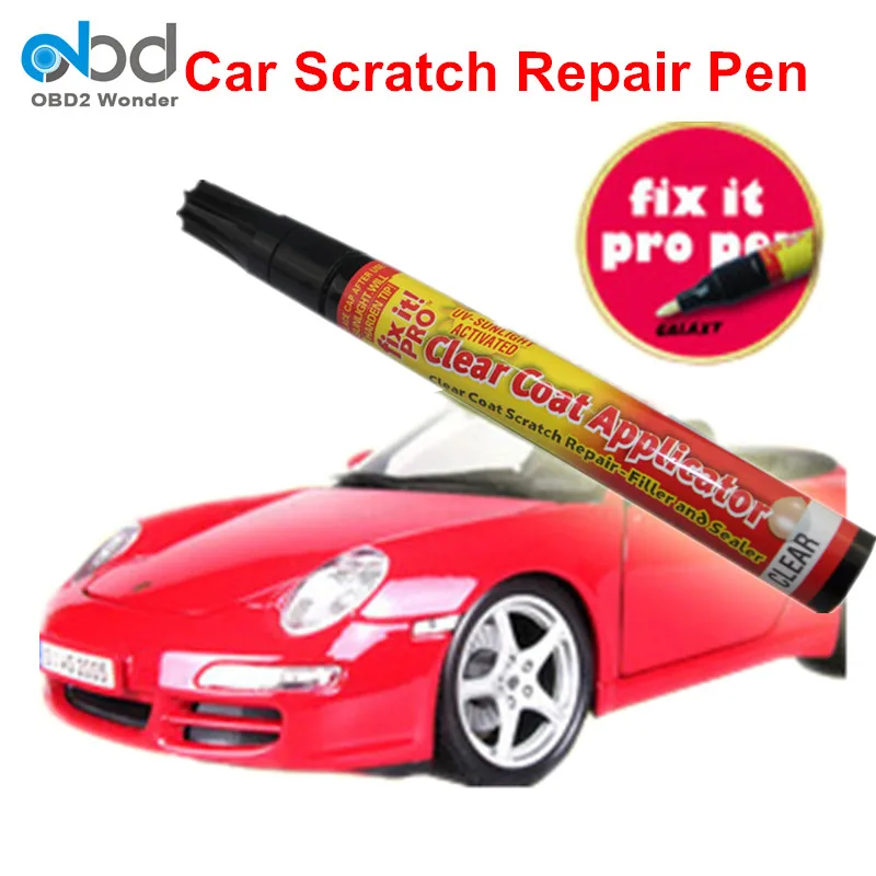 Fix It Pro Clear Car Scratch Repair Remover Pen Simoniz Clear Coat Applicator