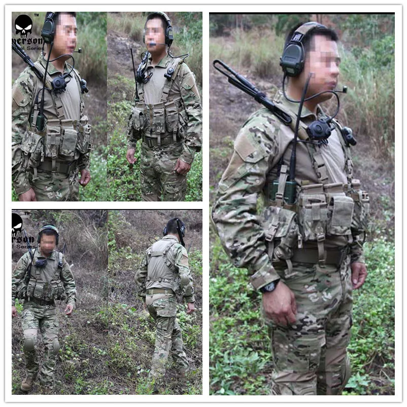 EMERSON Gen2 Боевая рубашка костюмы BDU брюки и прокладки боевая униформа Мультикам