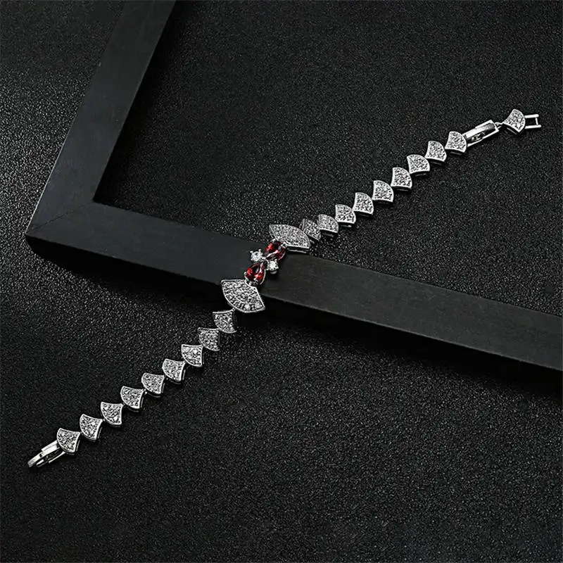 Зубчатый циркон браслет Стильный Cuolly инкрустированный AAA циркон браслет свадебные ювелирные украшения для свадебной вечеринки модный тренд Дикий браслет