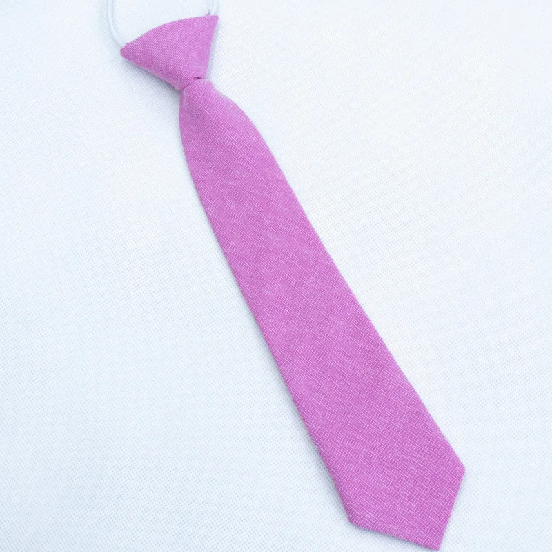Solid Color Baby Tie Slim Neck Ties Fashion School Boys Girl Children Kids Baby Elastic Tie Clothing Accessories Neck Ties