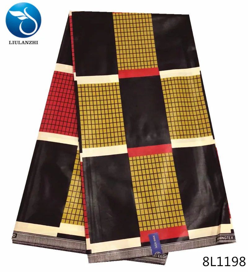 LIULANZHI high quality wax fabric african prints 6 yard ankara print 2018 cheap price 8L1197-1210 | Дом и сад