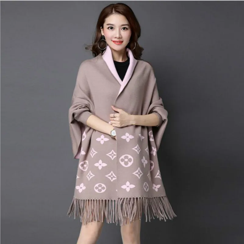 2018 new Women Wrap and Swing Fashion Autumn Winter Warm v Neck Casual Loose Sweater Knitted Tops tops coats jumper sweater 2018 new Women Wrap and Swing Fashion Autumn Winter Warm v Neck Casual Loose Sweater Knitted Tops tops coats jumper sweater