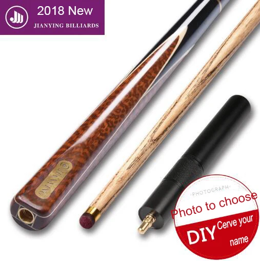 High-end Snooker Cue Handmade 10mm Tip Billiard Cue Kit Stick with Case with Extension Snooker Stick for Professional Players