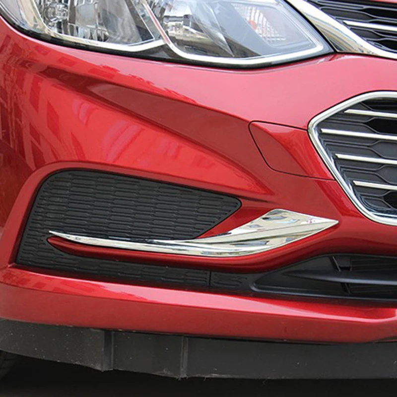 

Free Shipping High Quality ABS Chrome Front Fog lamps cover Trim Fog lamp shade Trim For Chevrolet Chevy Cruze