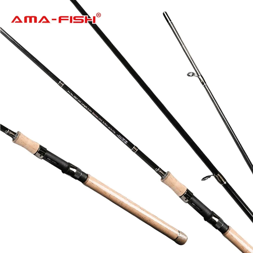AMA-FISH ARES IM6 Primary Picker Telescopic Fishing Rod 2.4m Carbon Rods 2+2 Sections Spinning Lure Up To 40g | Спорт и развлечения