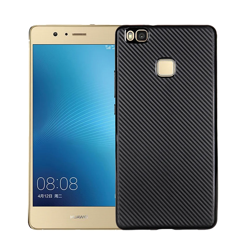 carbon fiber silicone case huawei p9 lite (1)