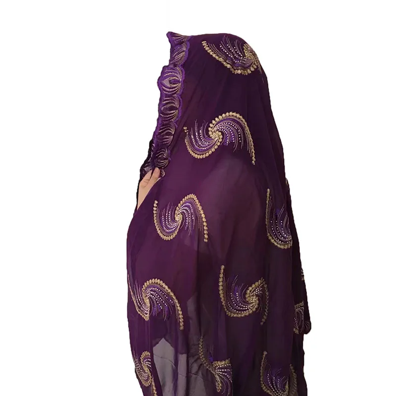 

African women scarfs ,new chiffon big scarf for shawls wraps BM374