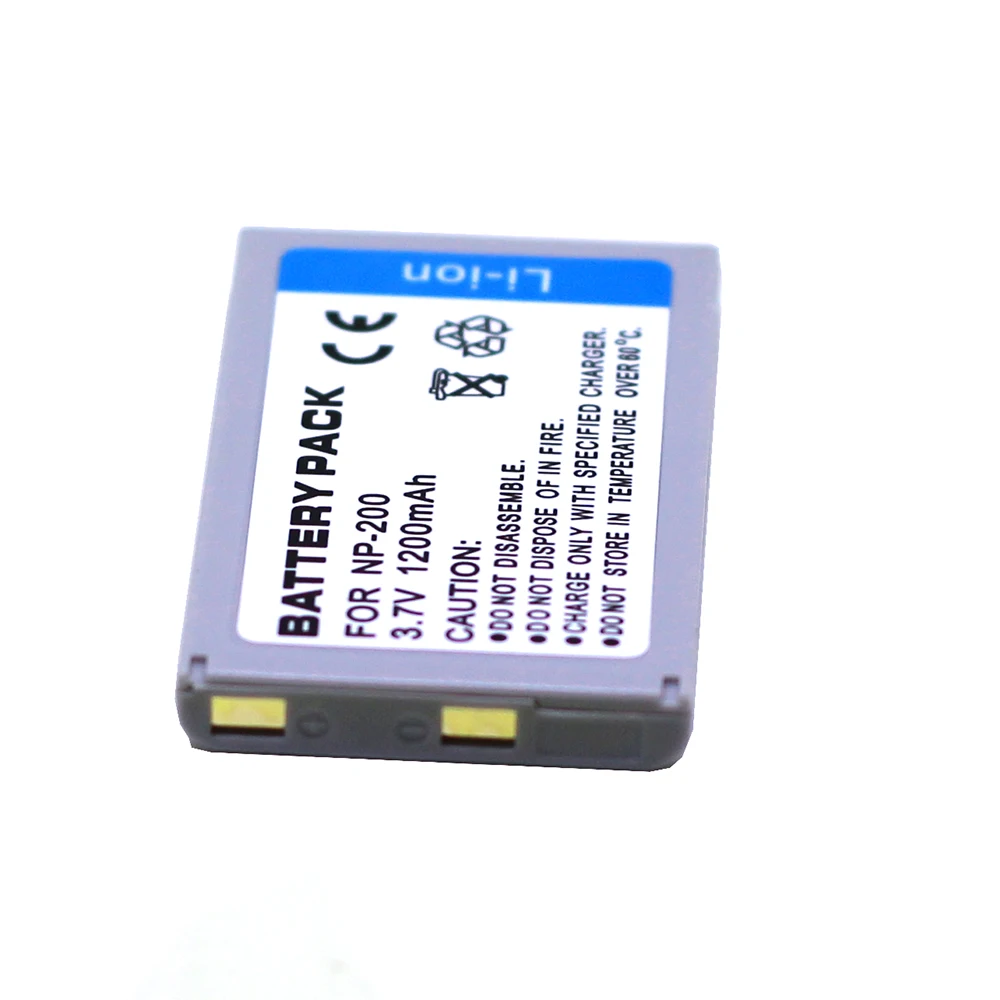 Аккумулятор для цифровой камеры 2 шт 3 7 в 1200 мАч рандомный NP200 NP 200 KonicaMinolta DiMAGE Xg X Xi Xt